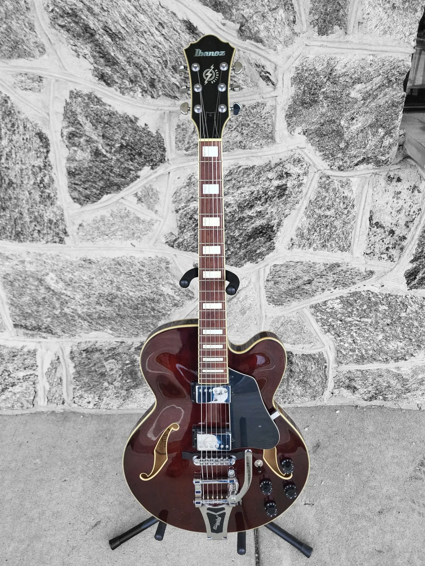 [U-AFS75] Ibanez Artcore AFS75T-TBR, Transparent Brown