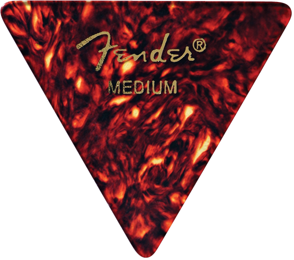 [1980355800] Fender 355 Shape Picks, Shell, Medium, 12 Pack