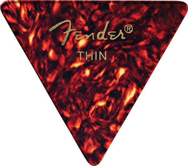 [1980355700] Fender 355 Shape Picks, Shell, Thin, 12 Pack