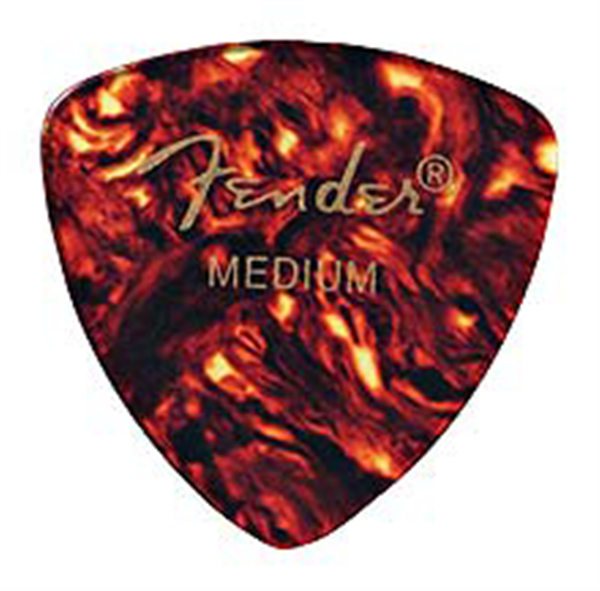 [1980346800] Fender 346 Shape Picks, Shell, Medium, 12 Pack