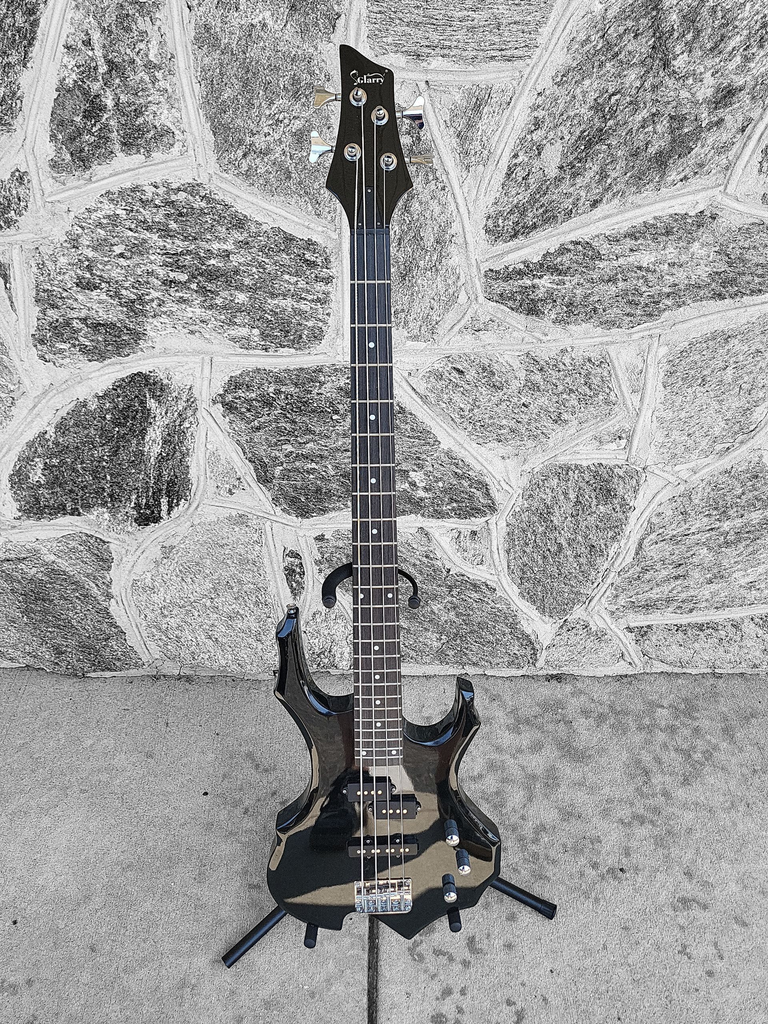 Glarry Burning Fire Bass Pack, Black