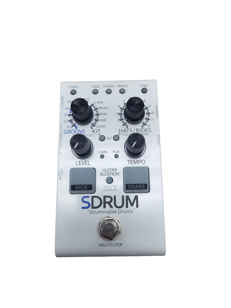 DigiTech SDRUM Strummable Drums 2010s - White