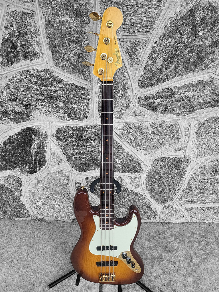 Fender 75th Anniversary Commemorative Jazz Bass, Rosewood, 2-Color Bourbon Burst