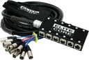 Elite Core PS8425 8 x 4 25' Stage Snake, 8 XLR Sends 4 XLR Returns
