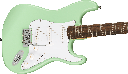 Squier FSR Affinity Series Stratocaster, Laurel Fingerboard, White Pickguard, Surf Green