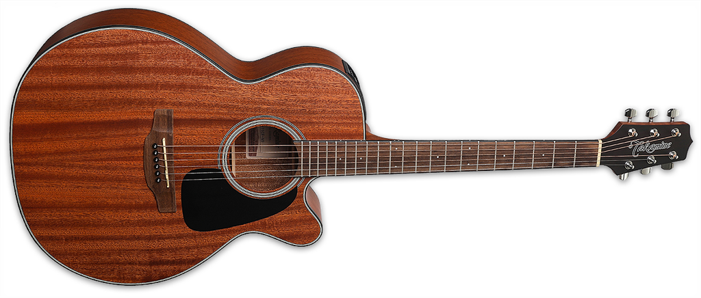Takamine GN11MCE Mahogany NEX Body Acoustic Electric Guitar, Natural Satin