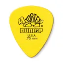 Dunlop 418R73 Tortex Standard Guitar Picks, .73mm, Yellow, 72-pack