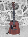 Martin Road Series D10EL-01 Dreadnought Solid Sapele Lefty with Soft Case