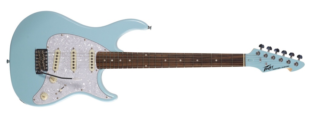 [03026670] Peavey Raptor Custom Electric Guitar, Columbia Blue