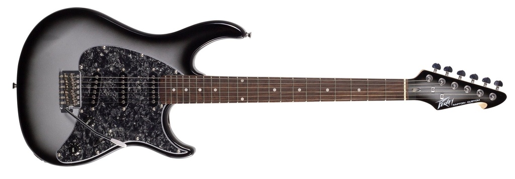 [03018180] Peavey Raptor Custom Electric Guitar, Silverburst