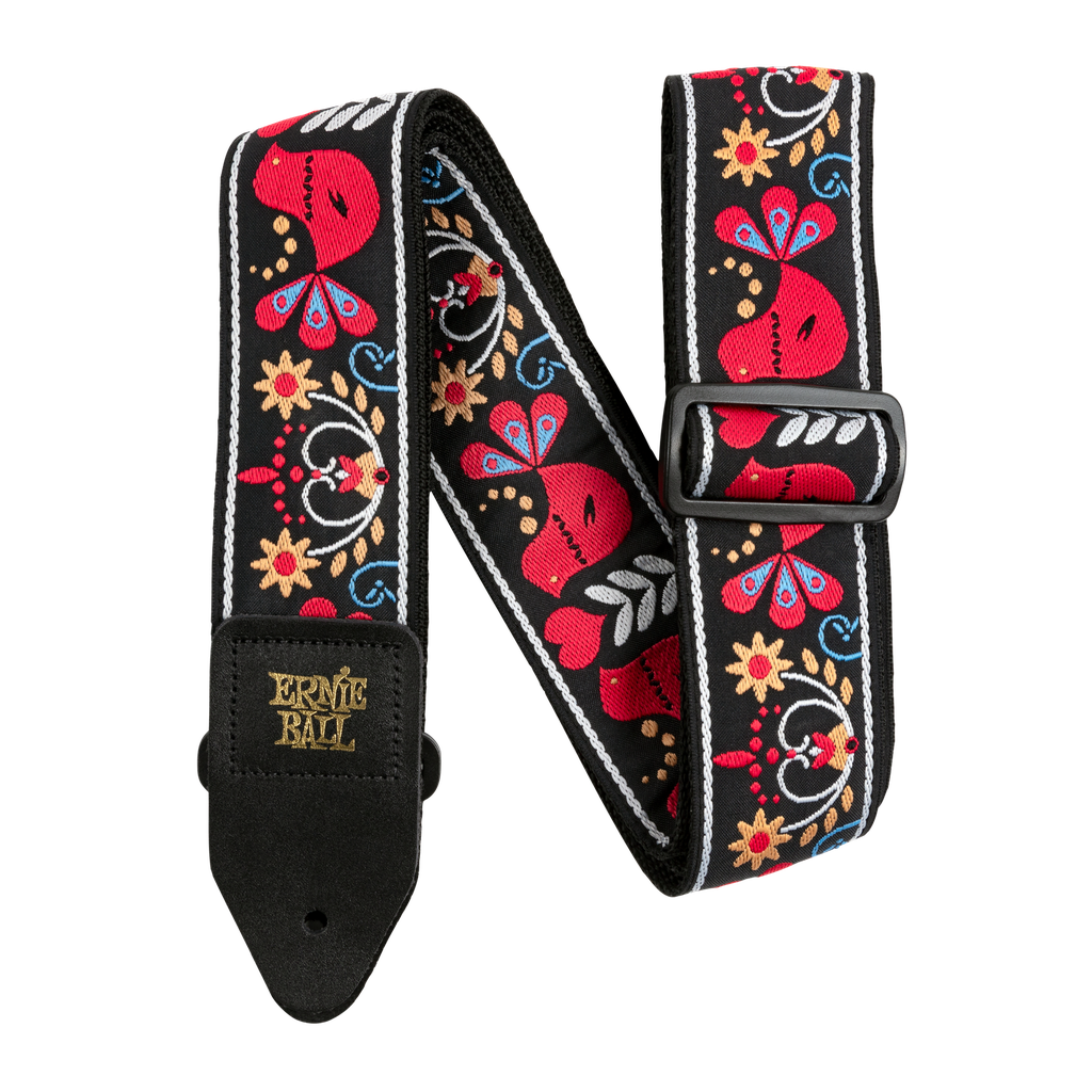[P04667] Ernie Ball Redbird Rising Jacquard Strap