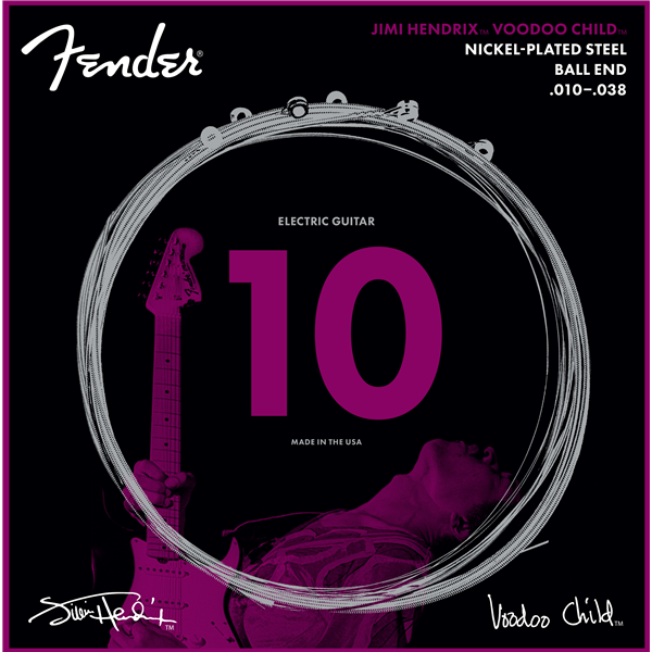 [730250609] Fender Hendrix Voodoo Child™ Ball End NPS 10-38