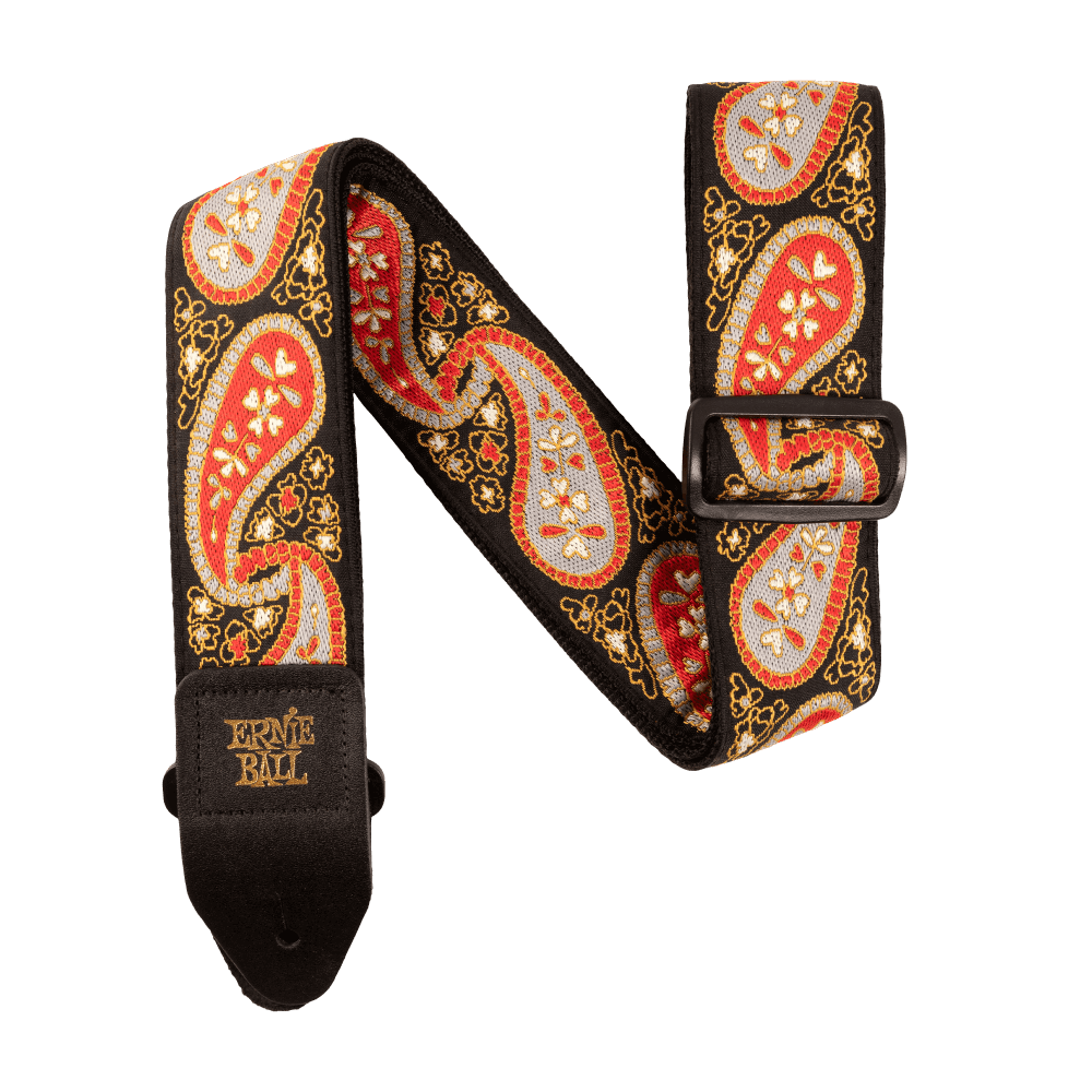 [P04696] Ernie Ball Midnight Paisley Jacquard Strap
