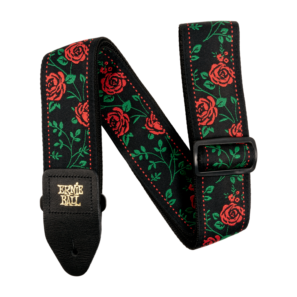 [P05318] Ernie Ball Spanish Rose Jacquard Strap