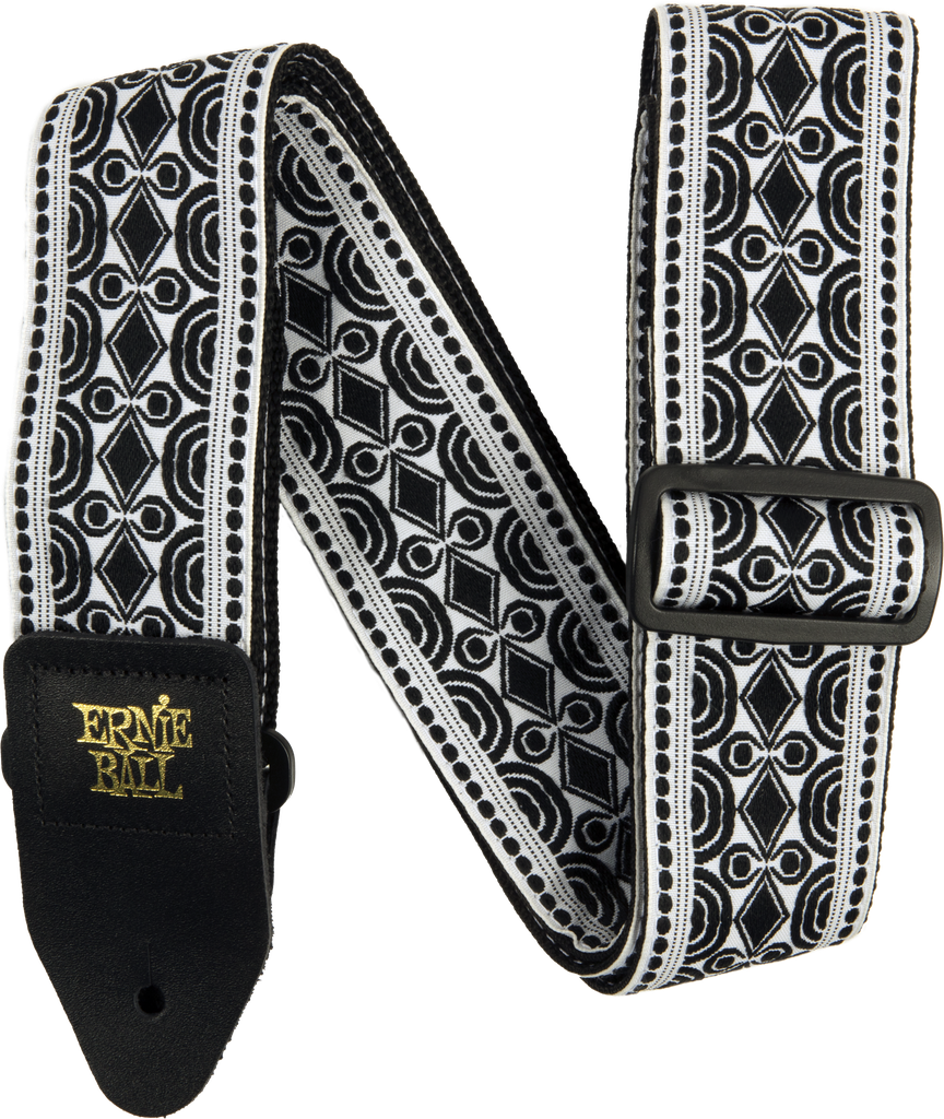 [P05319] Ernie Ball Beatnik Black Jacquard Strap