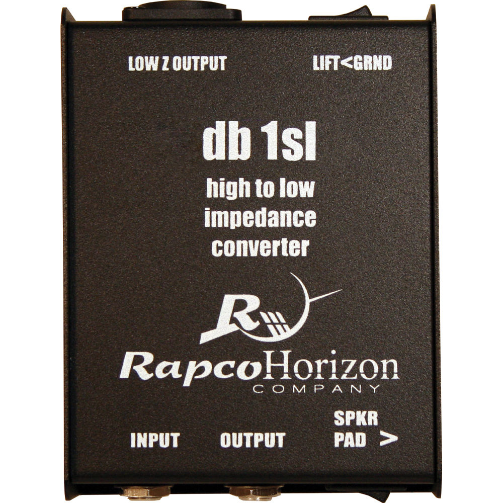 [DB-1SL] Rapco DB-1SL Speaker Level Direct Box