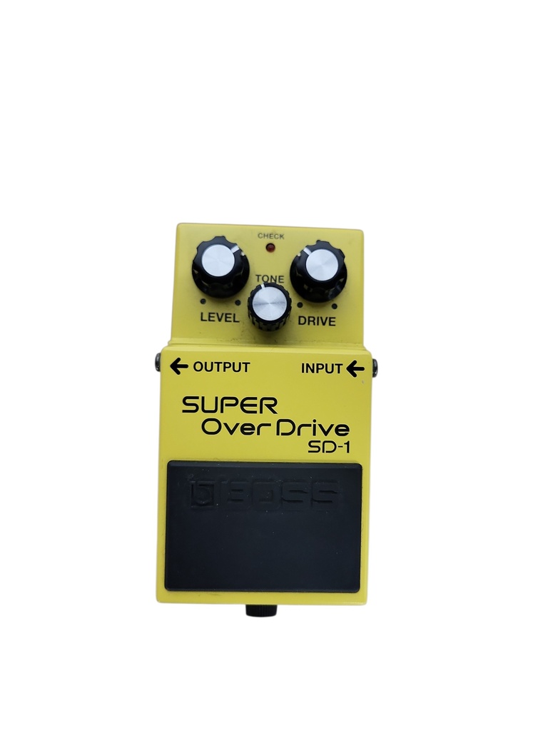 Boss SD-1 Super OverDrive (Silver Label) 1997 - Present - Yellow