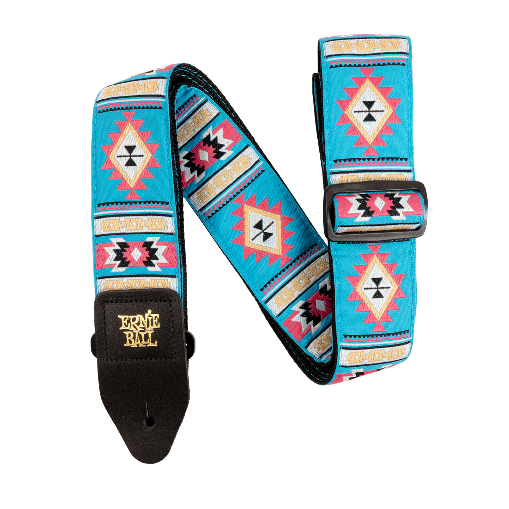 [P05326] Ernie Ball Sedona Blue Jacquard Strap