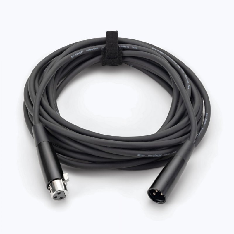 On-Stage Hot Wires XLR Microphone Cable, 25'
