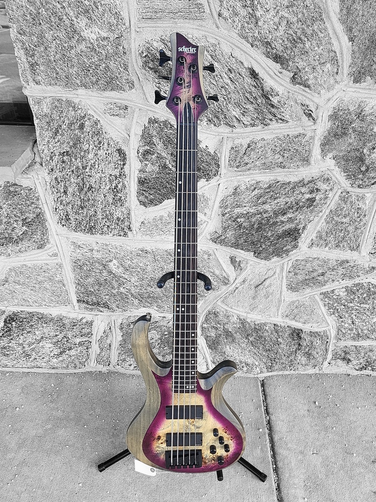 Schecter Riot-5 5-String Bass, Aurora Burst