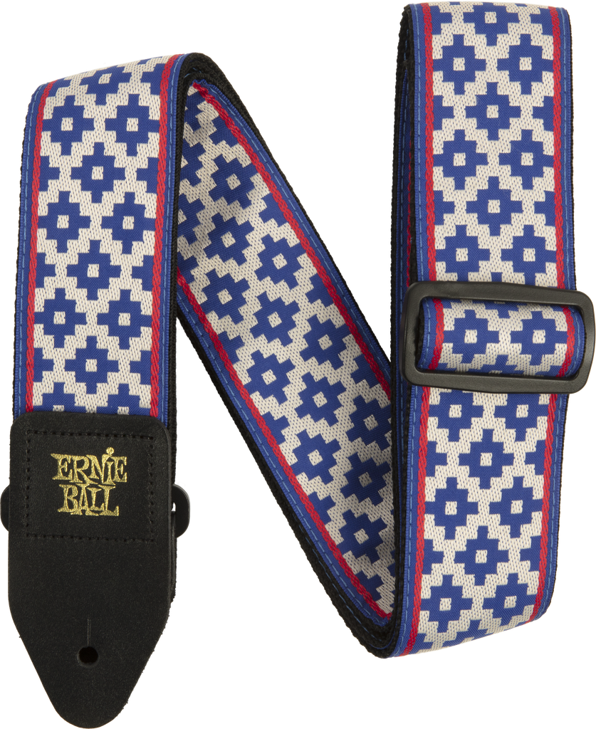 [P05336] Ernie Ball Blue Crux Jacquard Strap