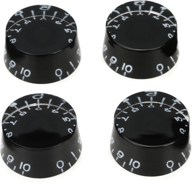 Gibson PRSK-010 Speed Knobs, 4 pack - Black