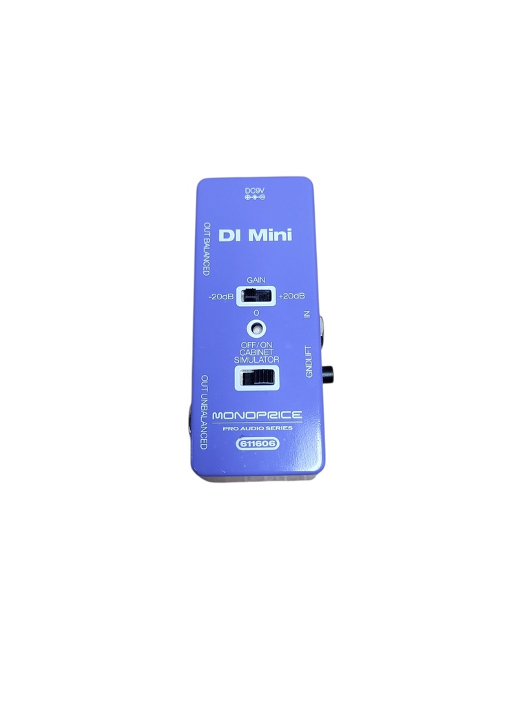 [U-DIMini-0216-b] Monoprice DI Mini Direct Box With Cab Sim