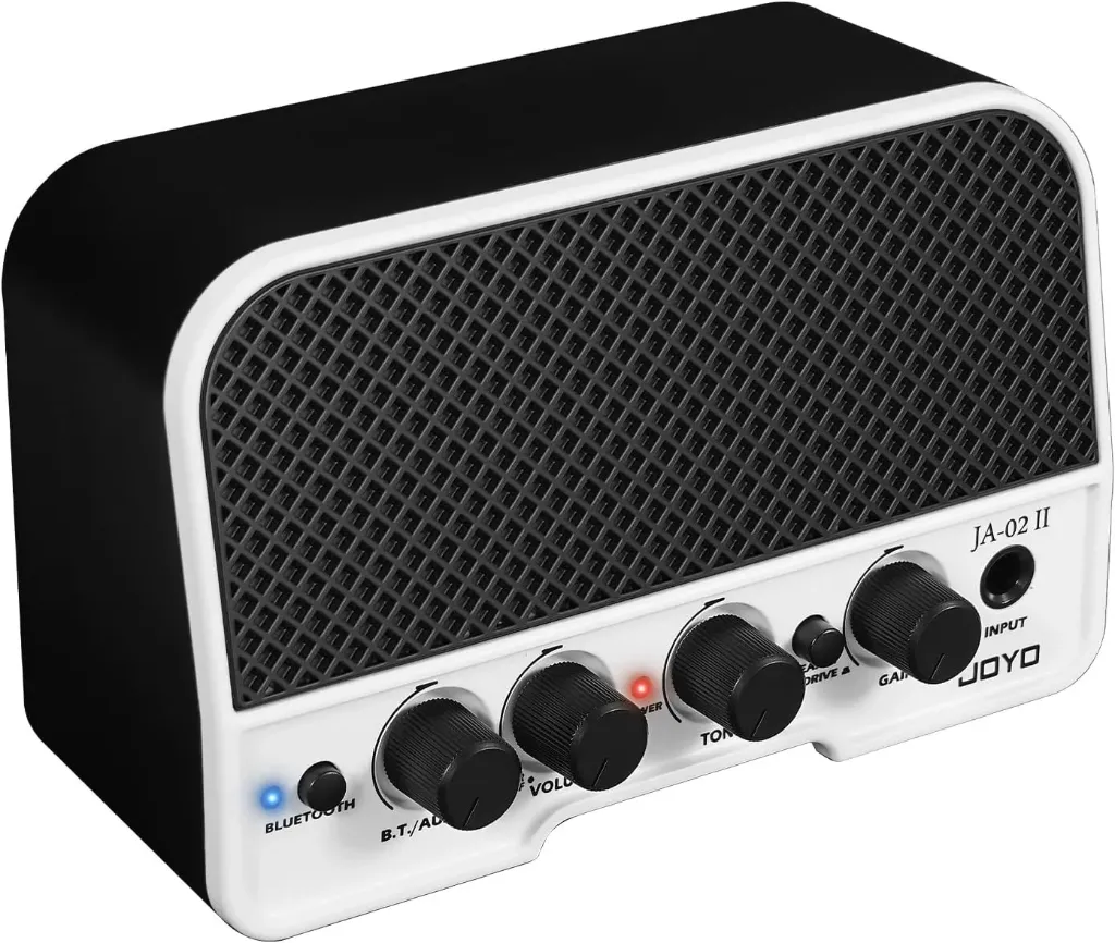 [JA-02 II Black] Joyo JA-02 II Mini Guitar Practice Amp with Bluetooth, Black
