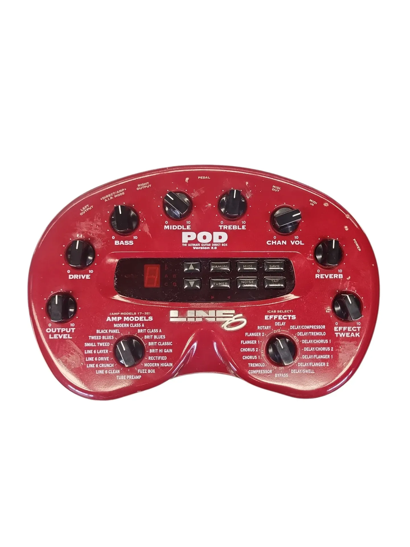 [U-POD2-0309] Line 6 POD 2.0 with Power Supply