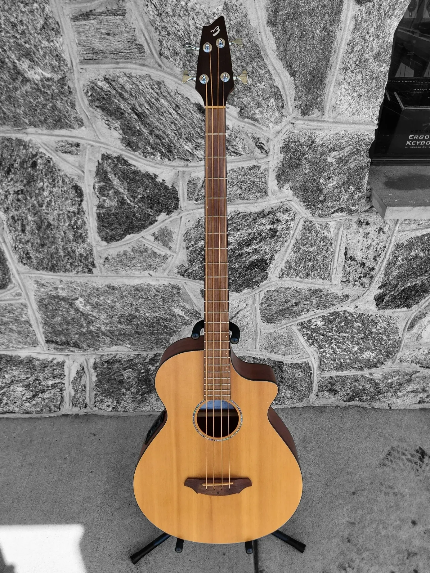 [U-ABJ250-0309] Breedlove ABJ250/SM4 4-String Acoustic Bass with Case