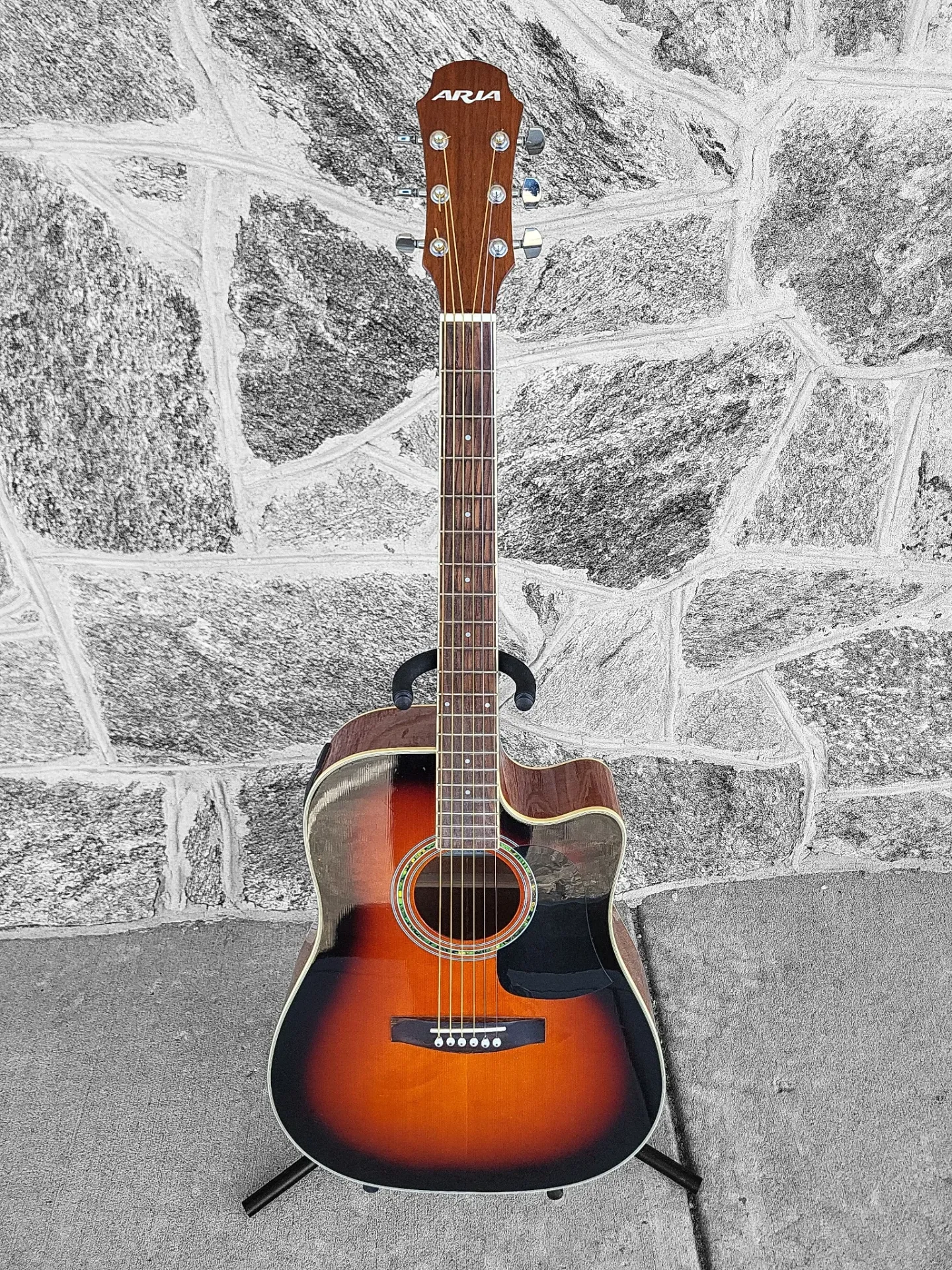 Aria AW-20CE Acoustic Electric Guitar