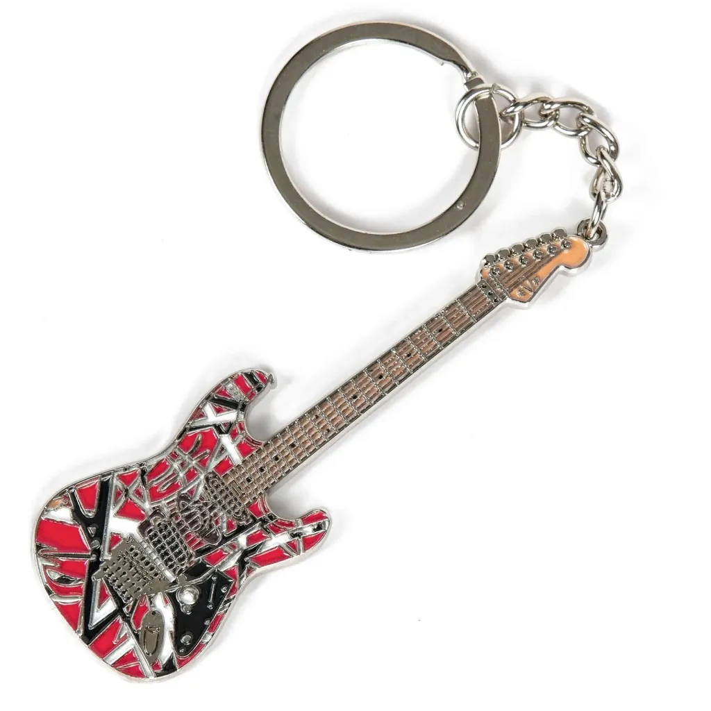 [EVHFRANKKEYCHAIN] EVH Frankie Guitar Keychain
