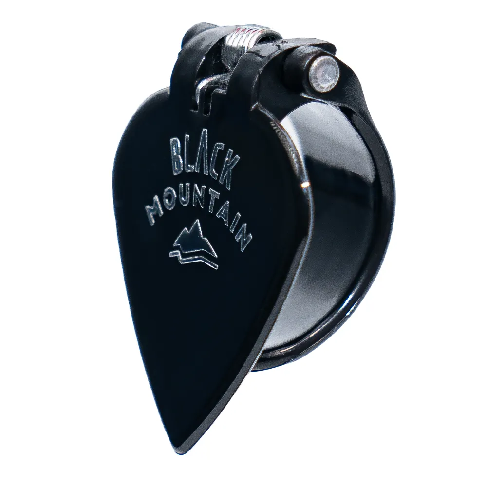 [BM-JazzTip] Black Mountain Pick, Jazz Tipped, Right-Handed (Black)