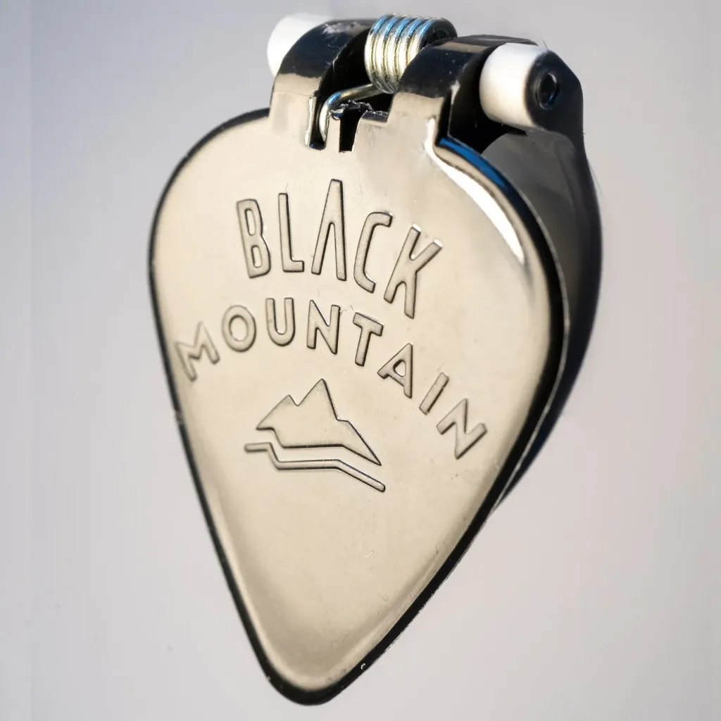 [BM-Medium-Left] Black Mountain Thumb Pick, Medium, Left-Handed (Black)