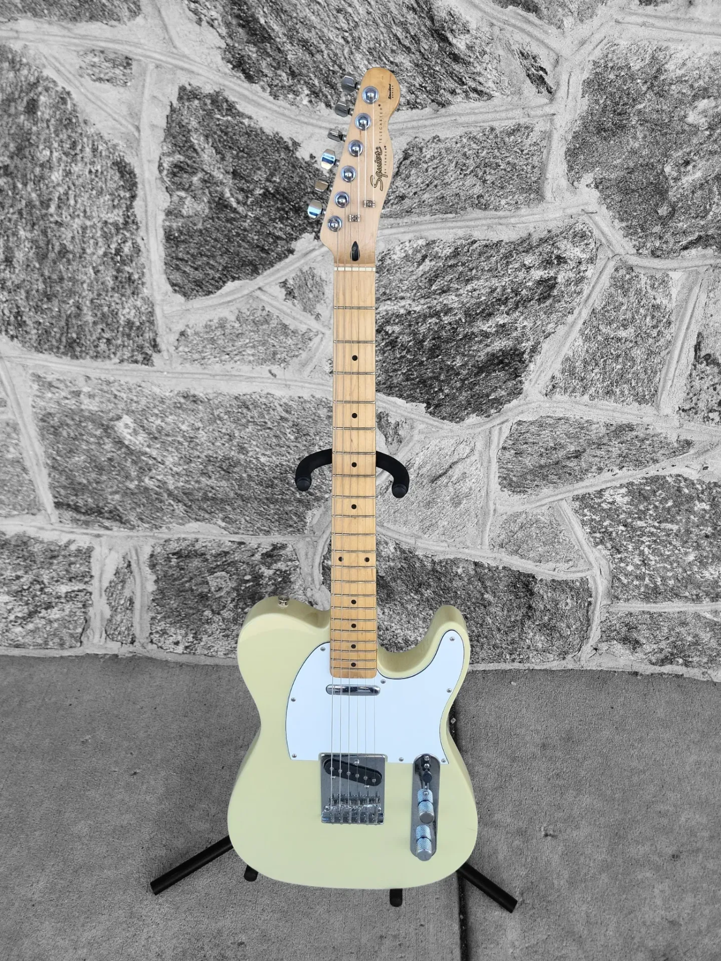 [U-DelexeTele-408] Squier Standard Telecaster, Maple Neck, Vintage Blonde, 1999-2000