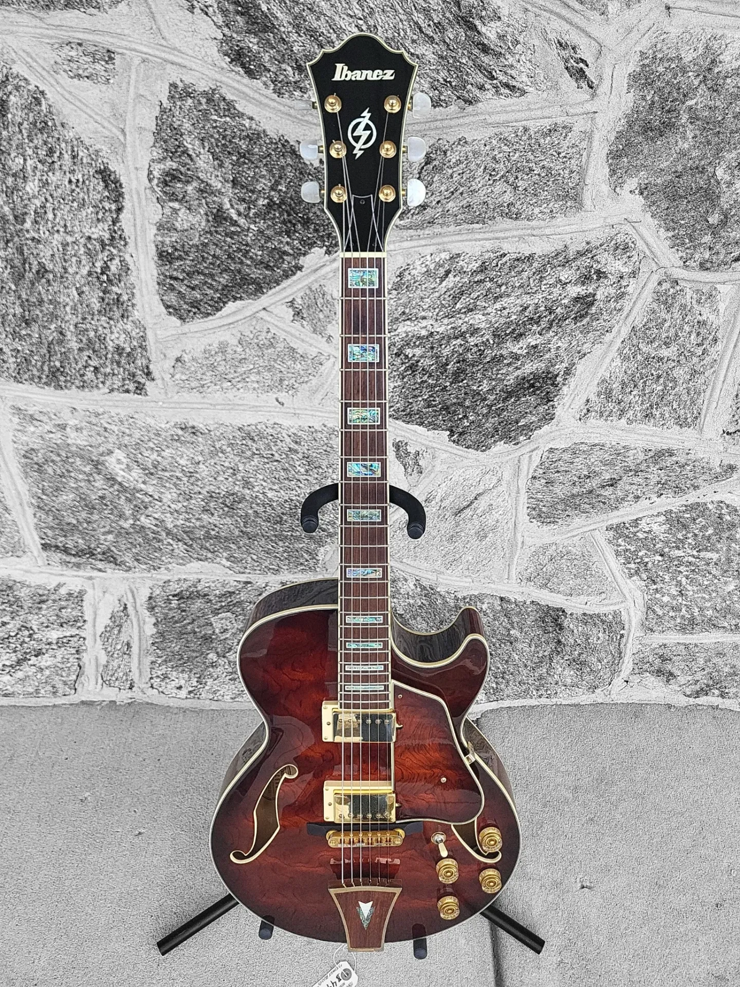 [U-IbanezArtcore-411] Ibanez AG95-DBS Artcore Expressionist - Dark Brown African Bubinga