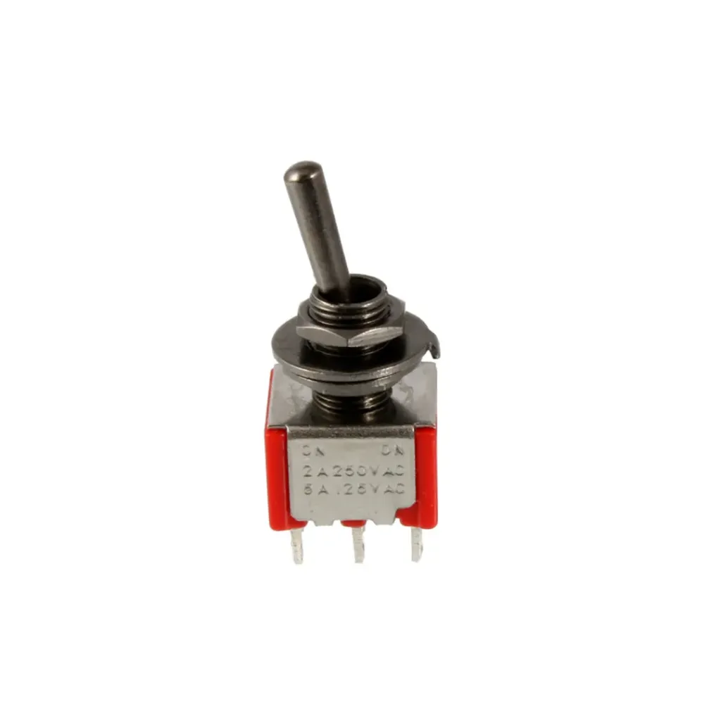 [EP-4181-003] Allparts EP-4181-003 On-On Round Bat Mini Switch, Black