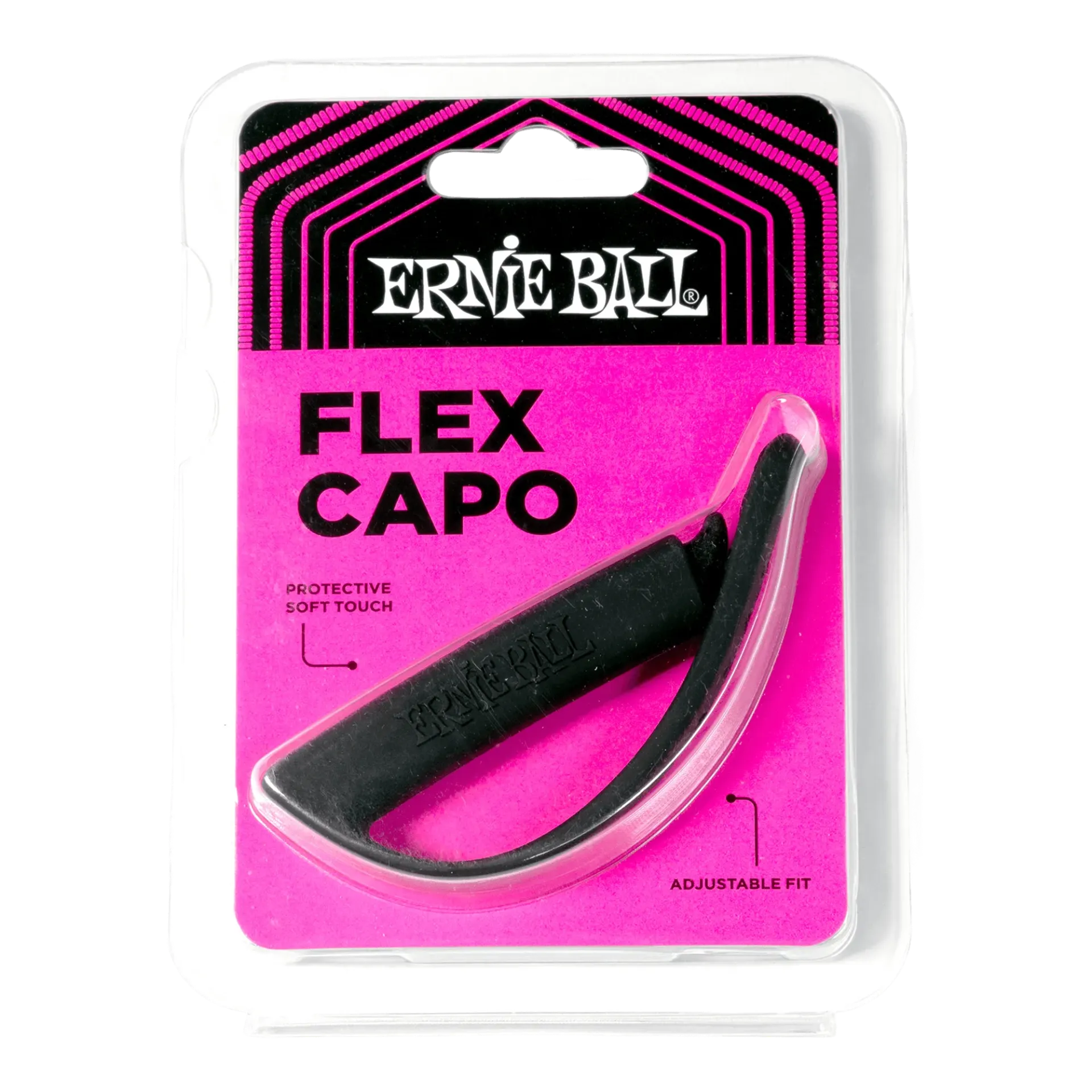 [P09645] Ernie Ball Flex Capo, Black