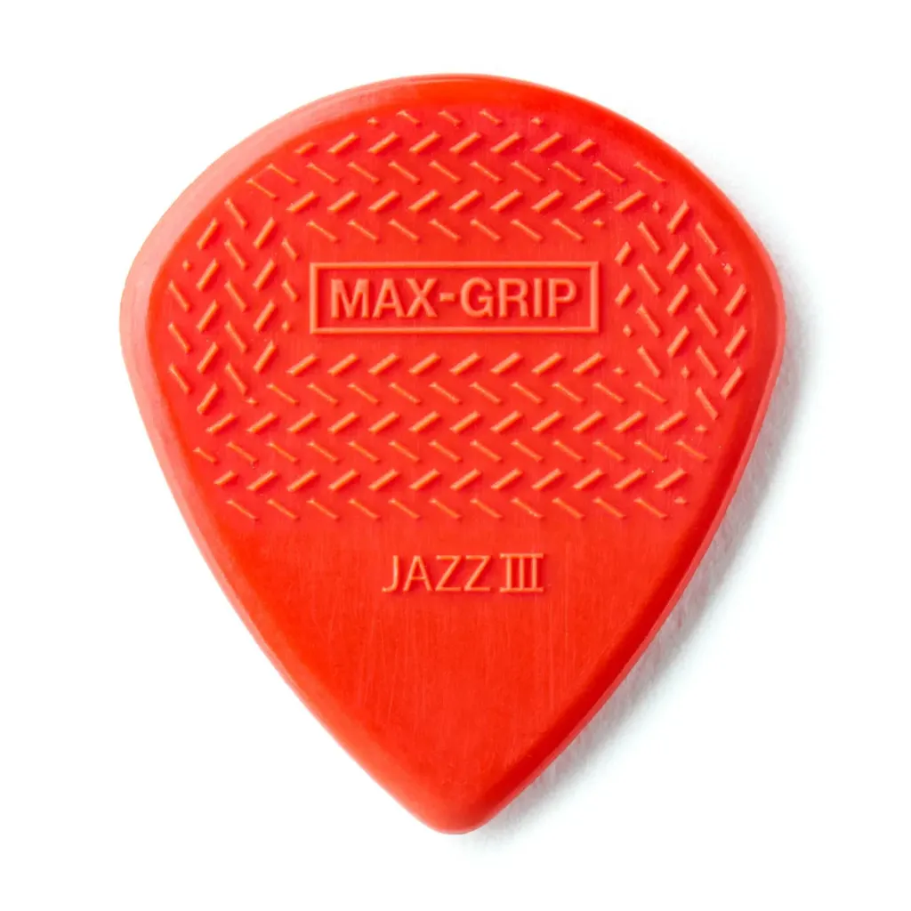 Dunlop Max-Grip Jazz III Nylon Pick 1.38mm, 6 Pack