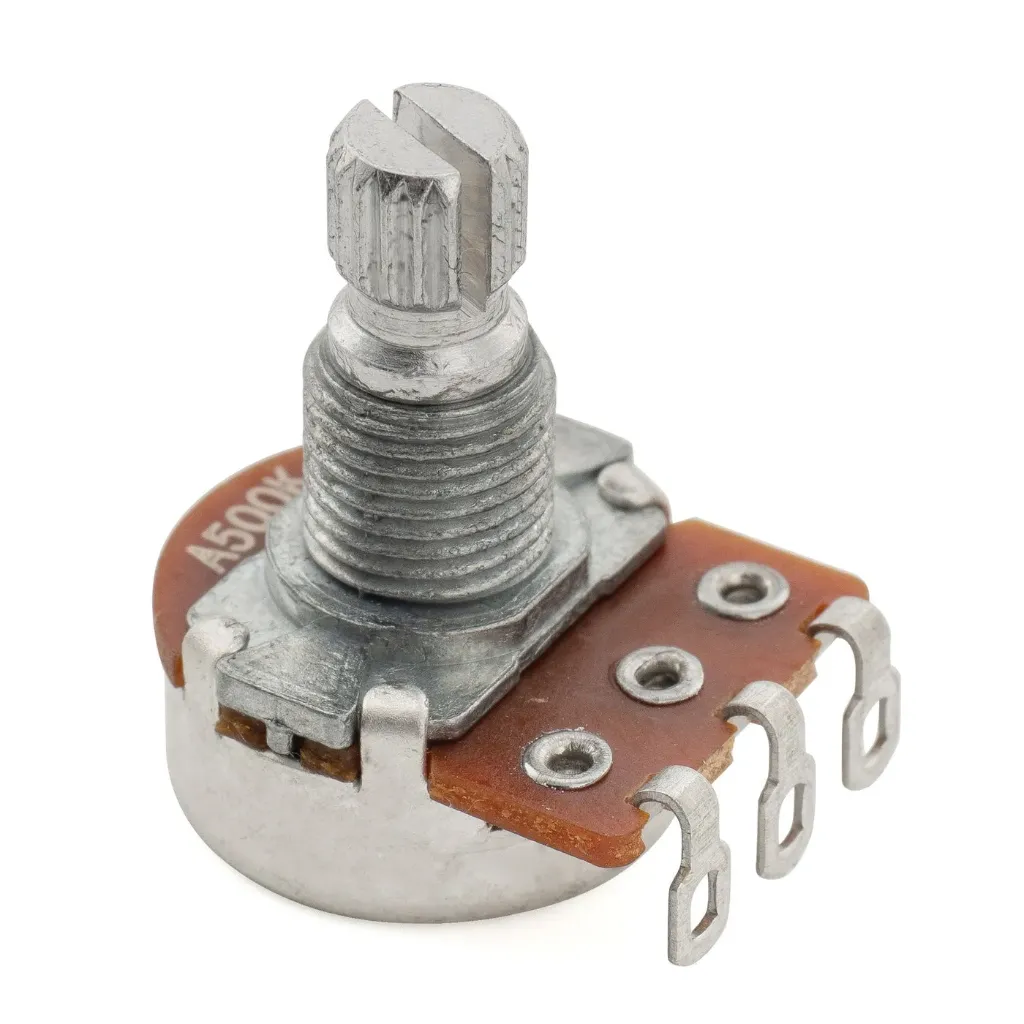 Alpha A500K Mini Pot Metric Split Short Shaft 6.5mm Audio Taper