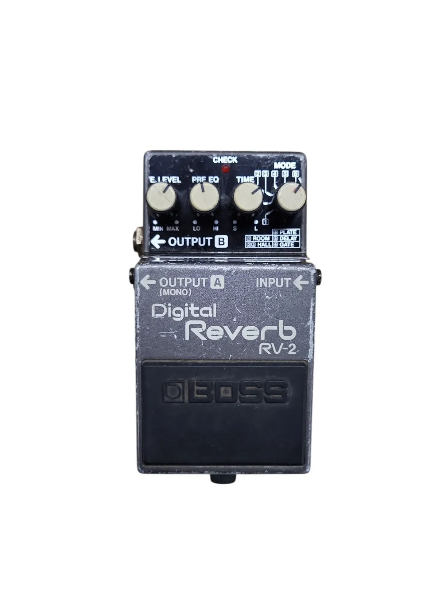 Boss RV-2 Digital Reverb (Dark Gray Label) 1987 - 1989 - Gray