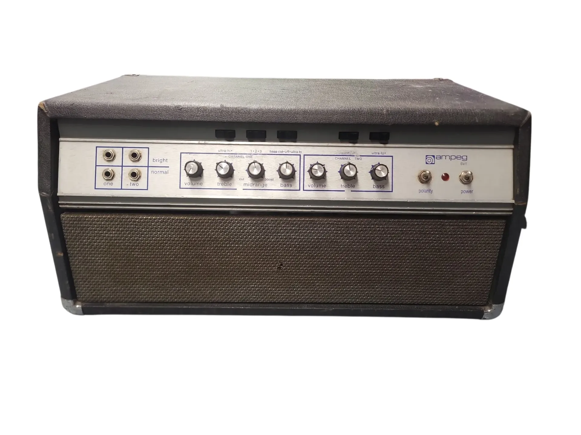 Ampeg SVT "Blue Line" 300-Watt Bass Amp Head, 1969 - 1972
