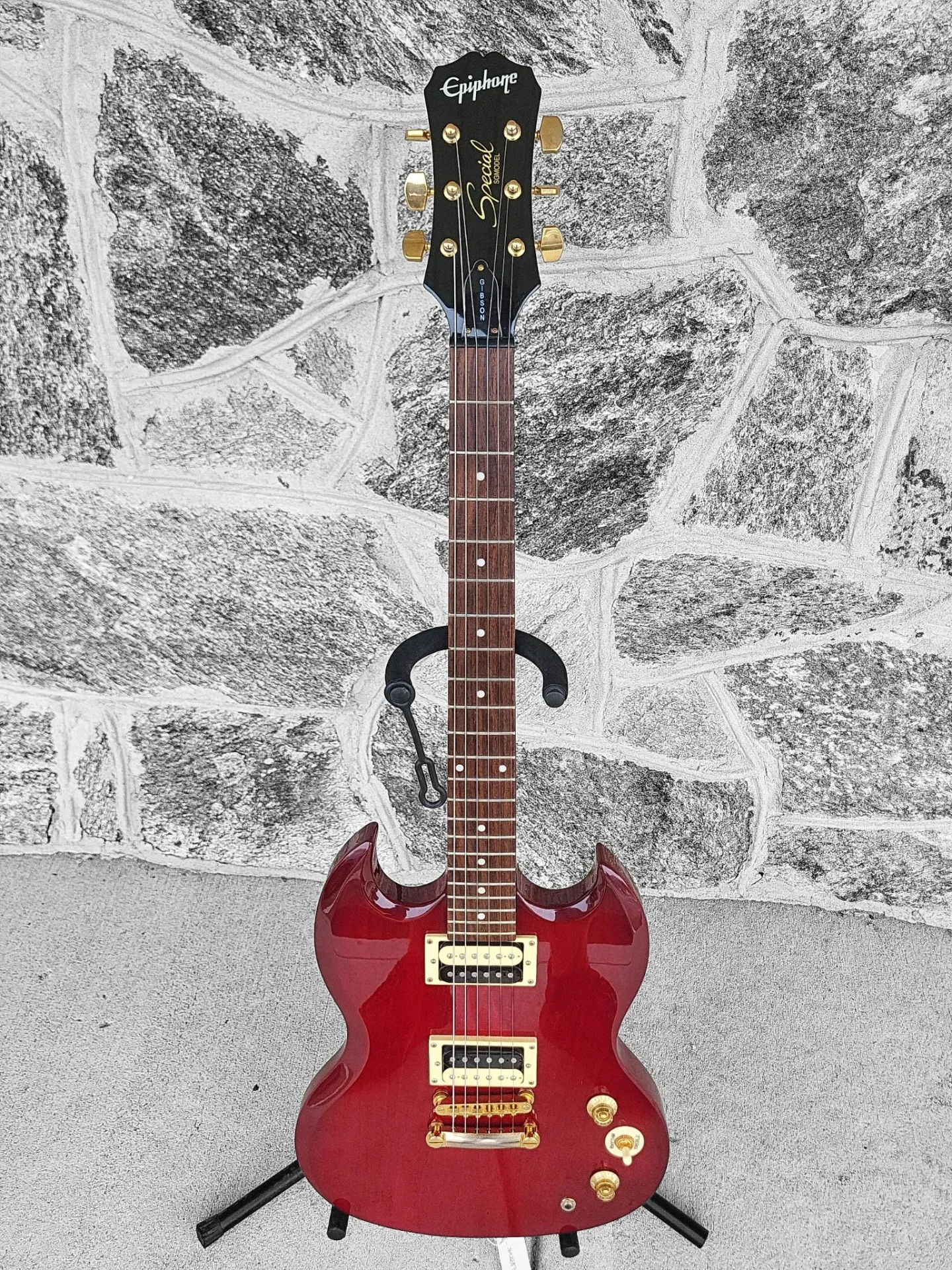 Epiphone SG Special Gibson Limited Edition, Zebra PUPs, Gold Hardware, 2002, Cherry