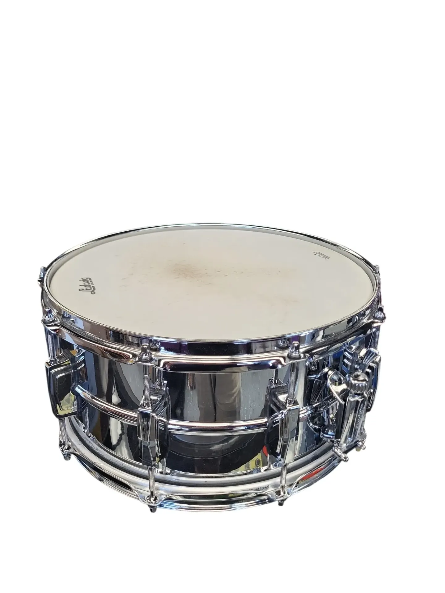 [U-LM402-0826] Ludwig LM402 Supraphonic 6.5x14" 10-Lug Aluminum Snare Drum