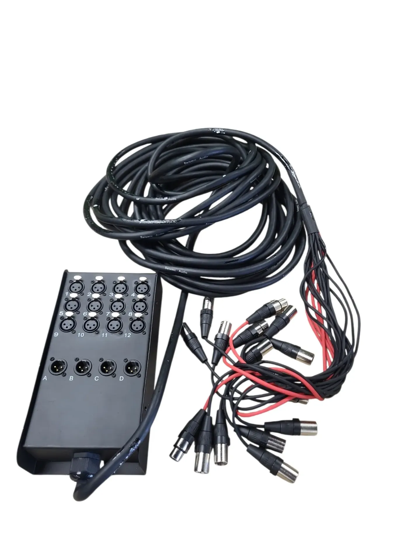 Seismic Audio SACB-12x4x50 Stage Snake