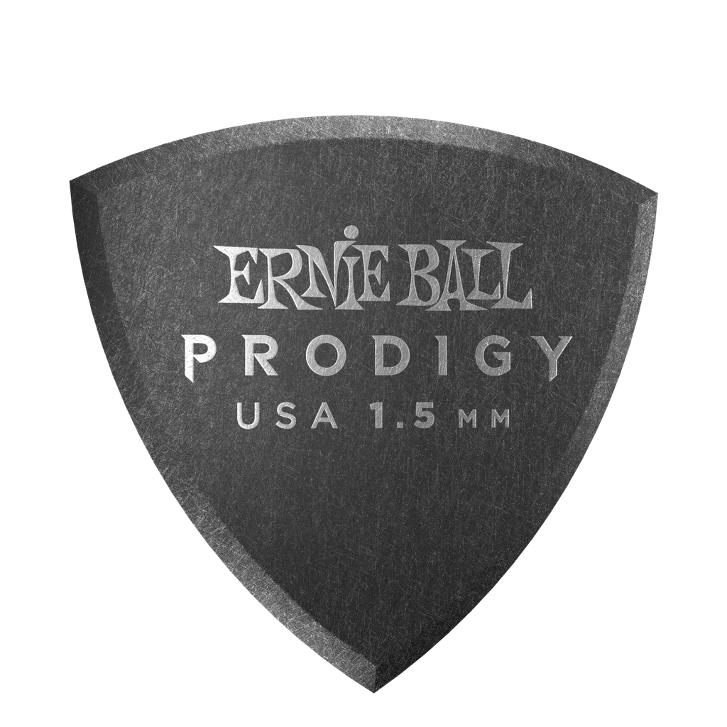[P09331] Ernie Ball 1.5mm Black Shield Prodigy Picks 6-pack