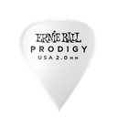 Ernie Ball 2.0mm White Sharp Prodigy Picks 6-pack