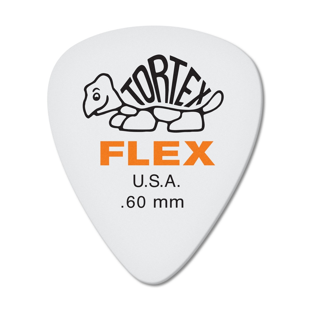 [428P060] Dunlop Tortex Flex Standard Picks (.60mm)