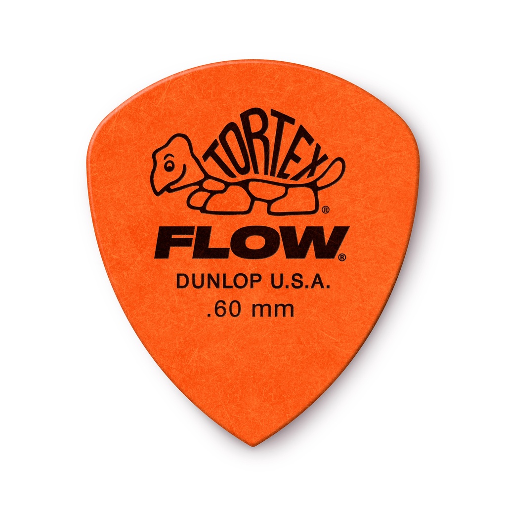 [558P060] Dunlop Tortex Flow Standard Picks (.60mm)