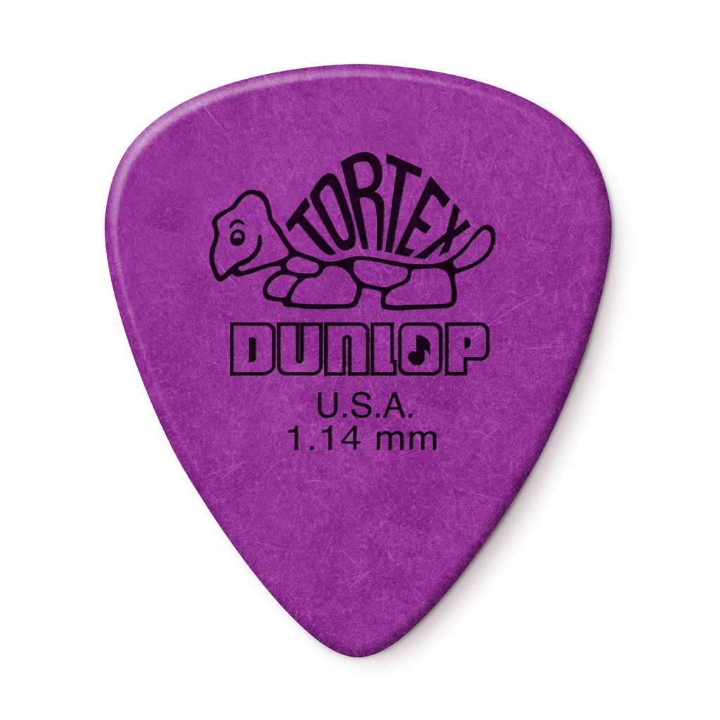 [418P114] Dunlop Tortex Standard Picks (1.14mm/Purple)